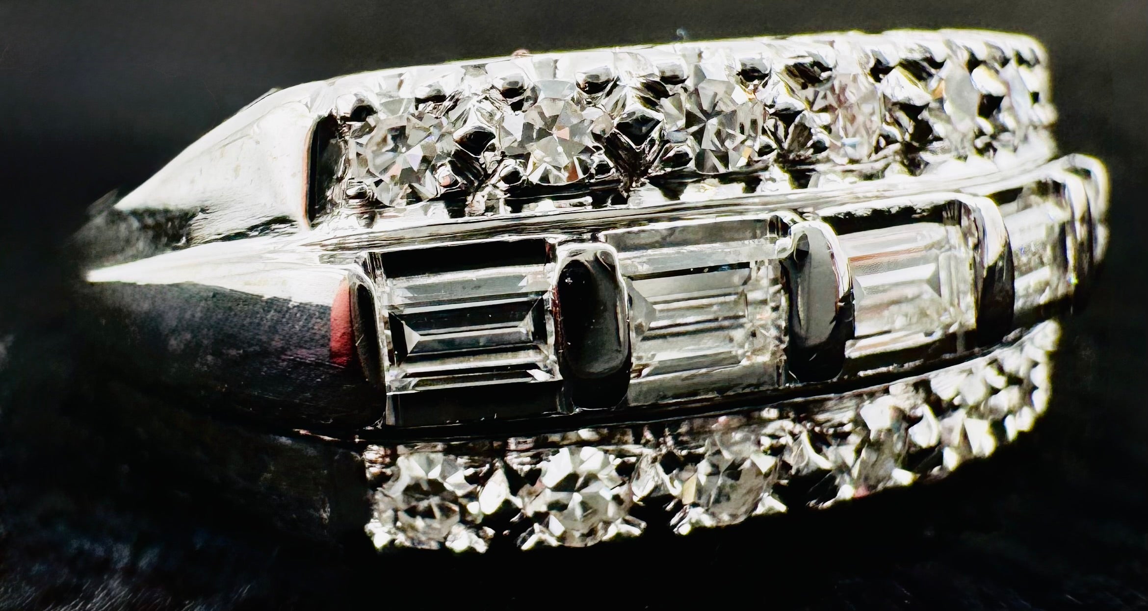 14k White Gold Diamond Ring