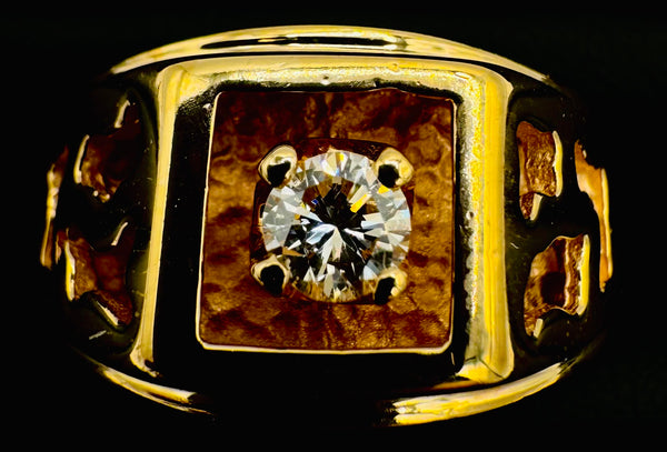14k Yellow Gold Diamond Ring
