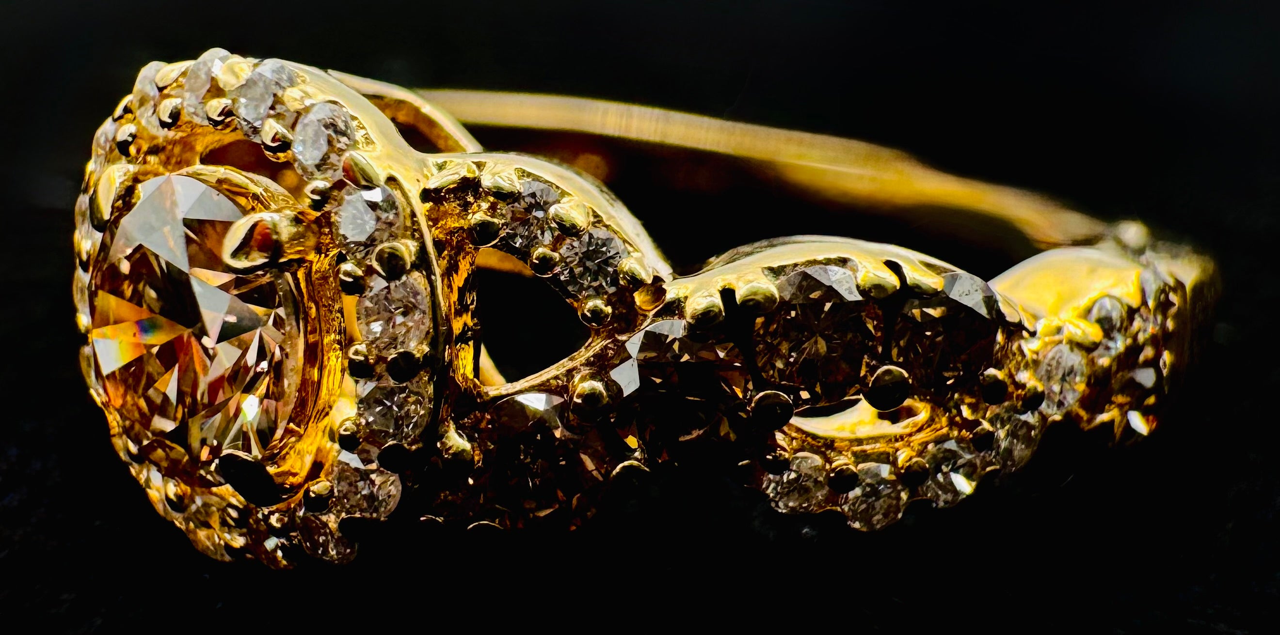 14k Yellow Gold Diamond Ring