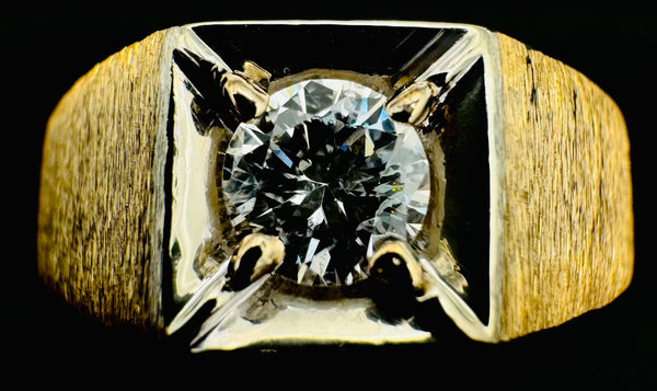 14k Yellow Gold Diamond Ring