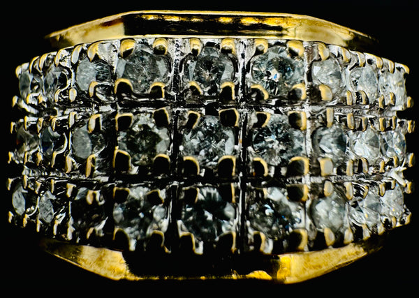 10k Yellow Gold Diamond Ring
