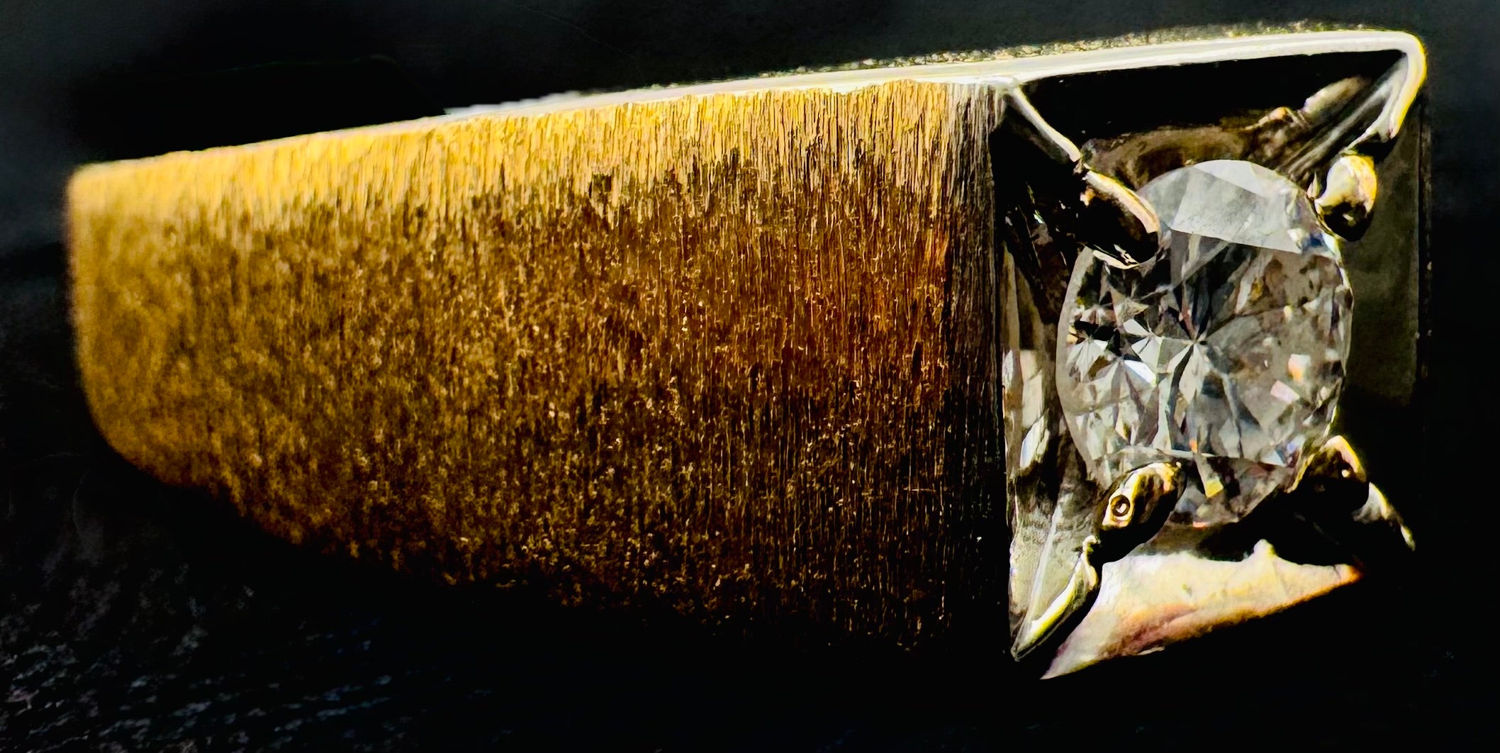 14k Yellow Gold Diamond Ring