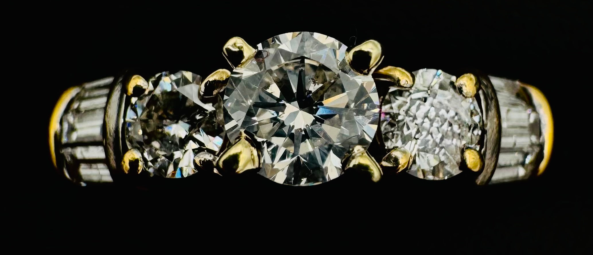 14k Yellow Gold Diamond Ring