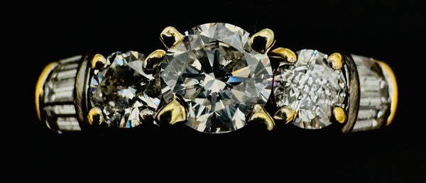14k Yellow Gold Diamond Ring