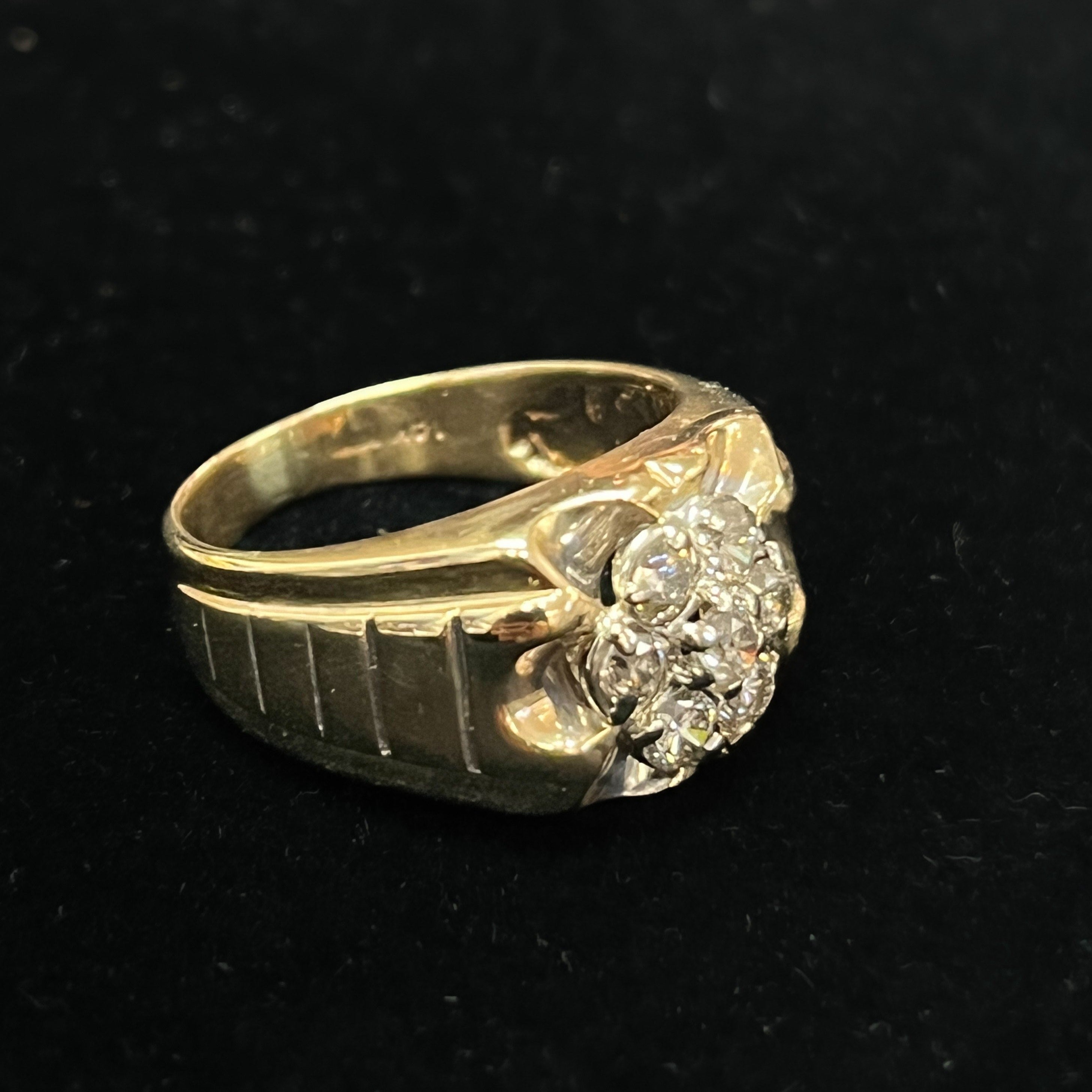 $999 Clearance 14K Men's Diamond Ring