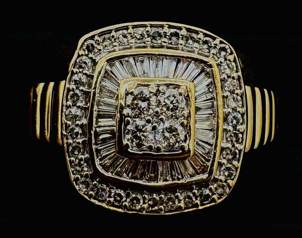 10k Yellow Gold Diamond Ring