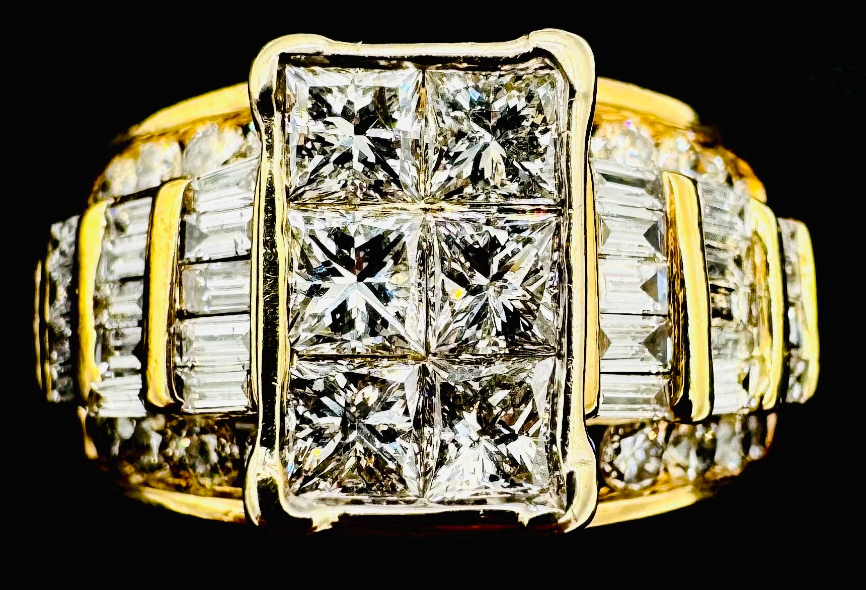 14k Yellow Gold Diamond Ring