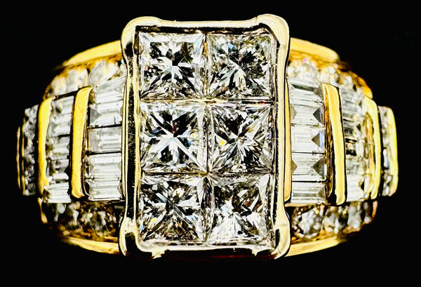 14k Yellow Gold Diamond Ring
