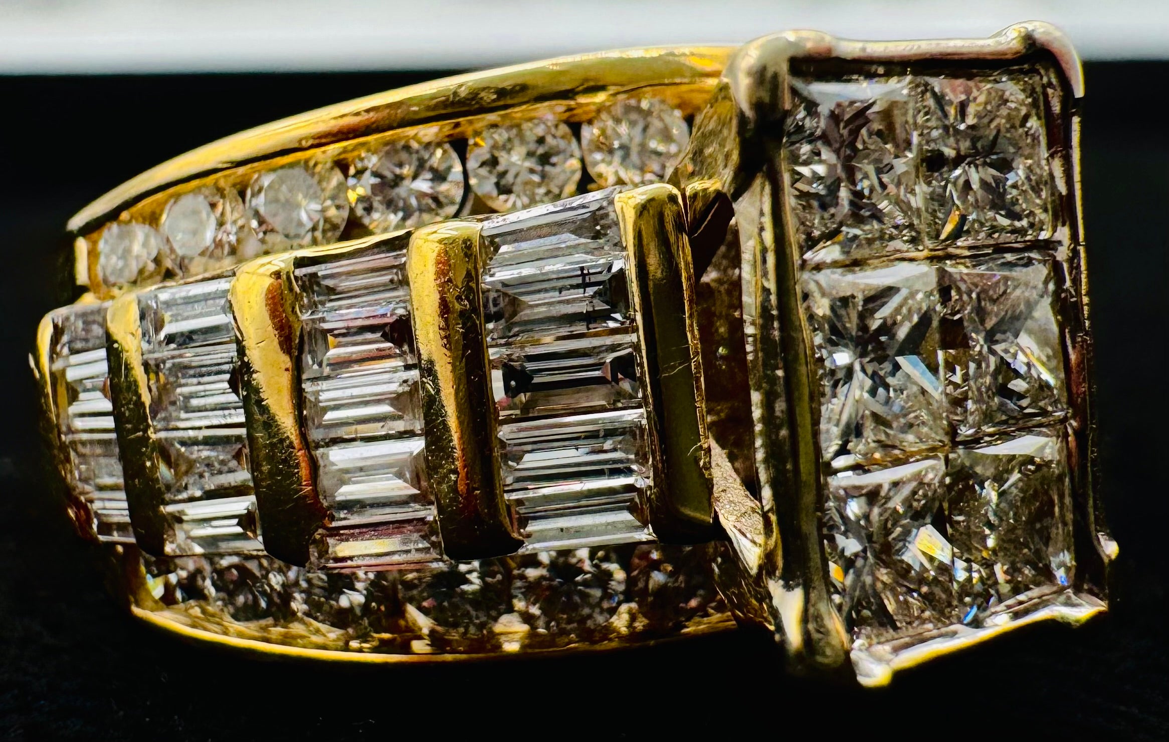 14k Yellow Gold Diamond Ring