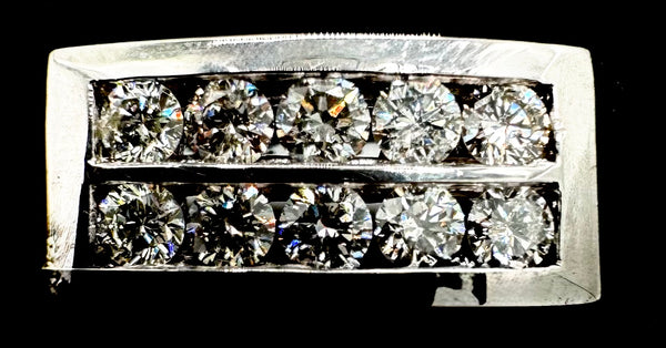 14k White Gold Diamond Ring
