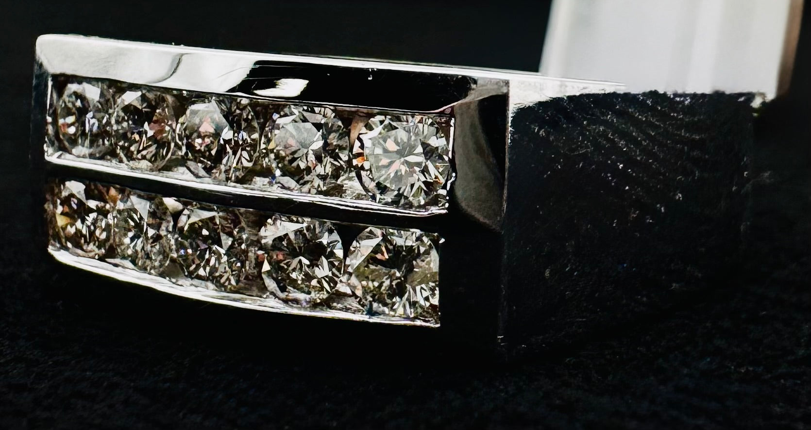 14k White Gold Diamond Ring