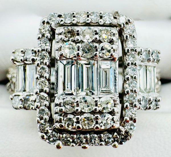 10k White Gold Diamond Ring (Copy)