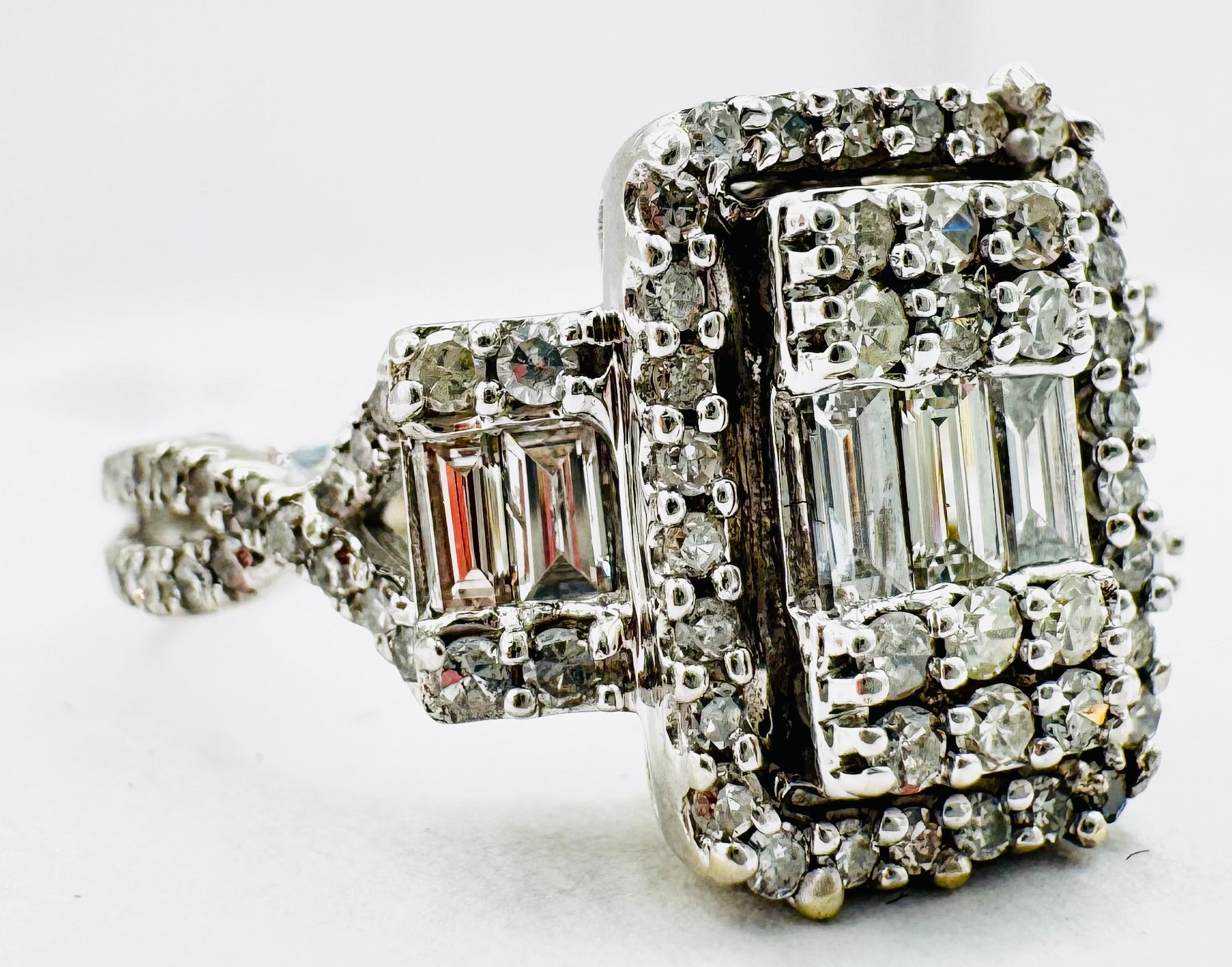 10k White Gold Diamond Ring (Copy)