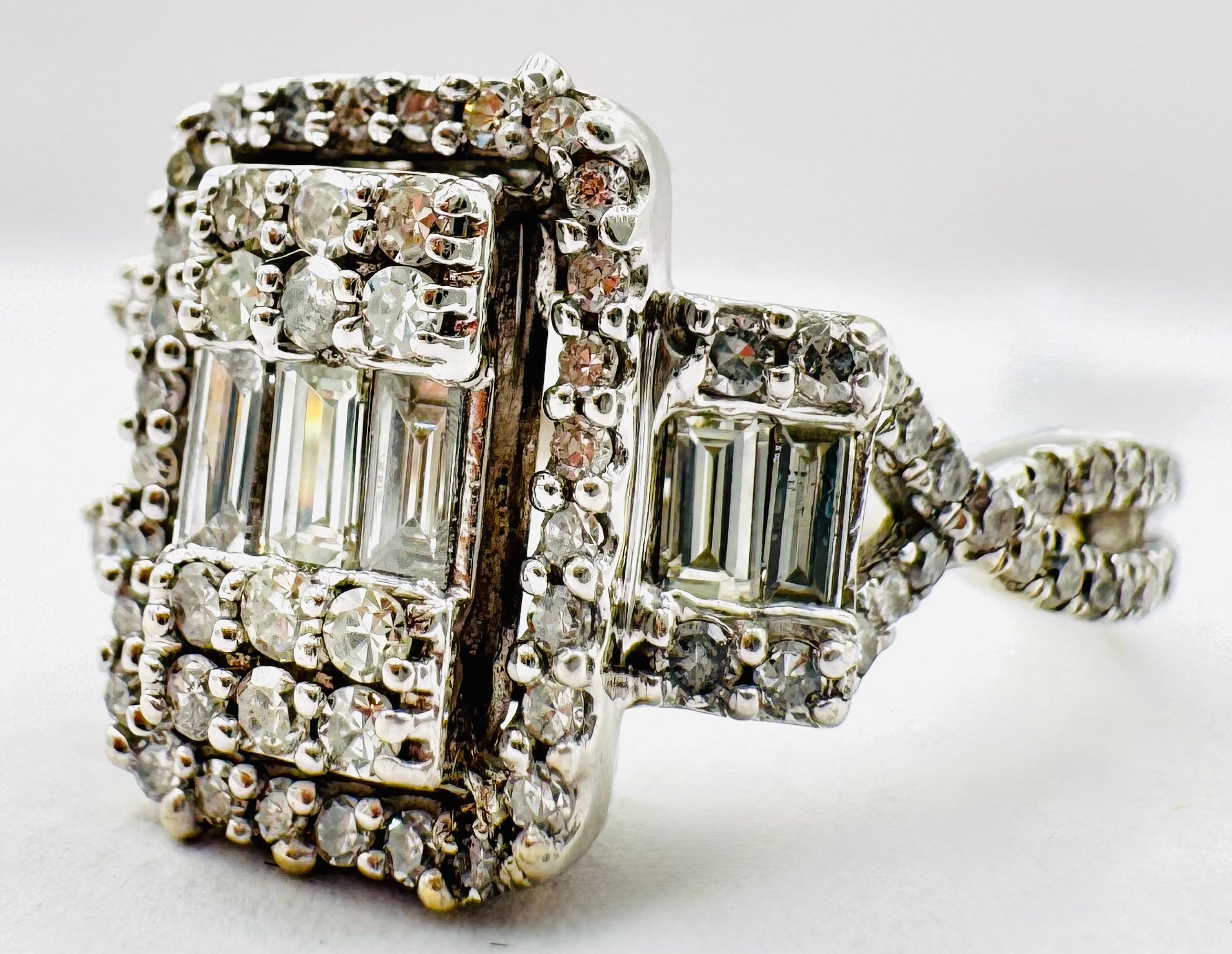 10k White Gold Diamond Ring (Copy)