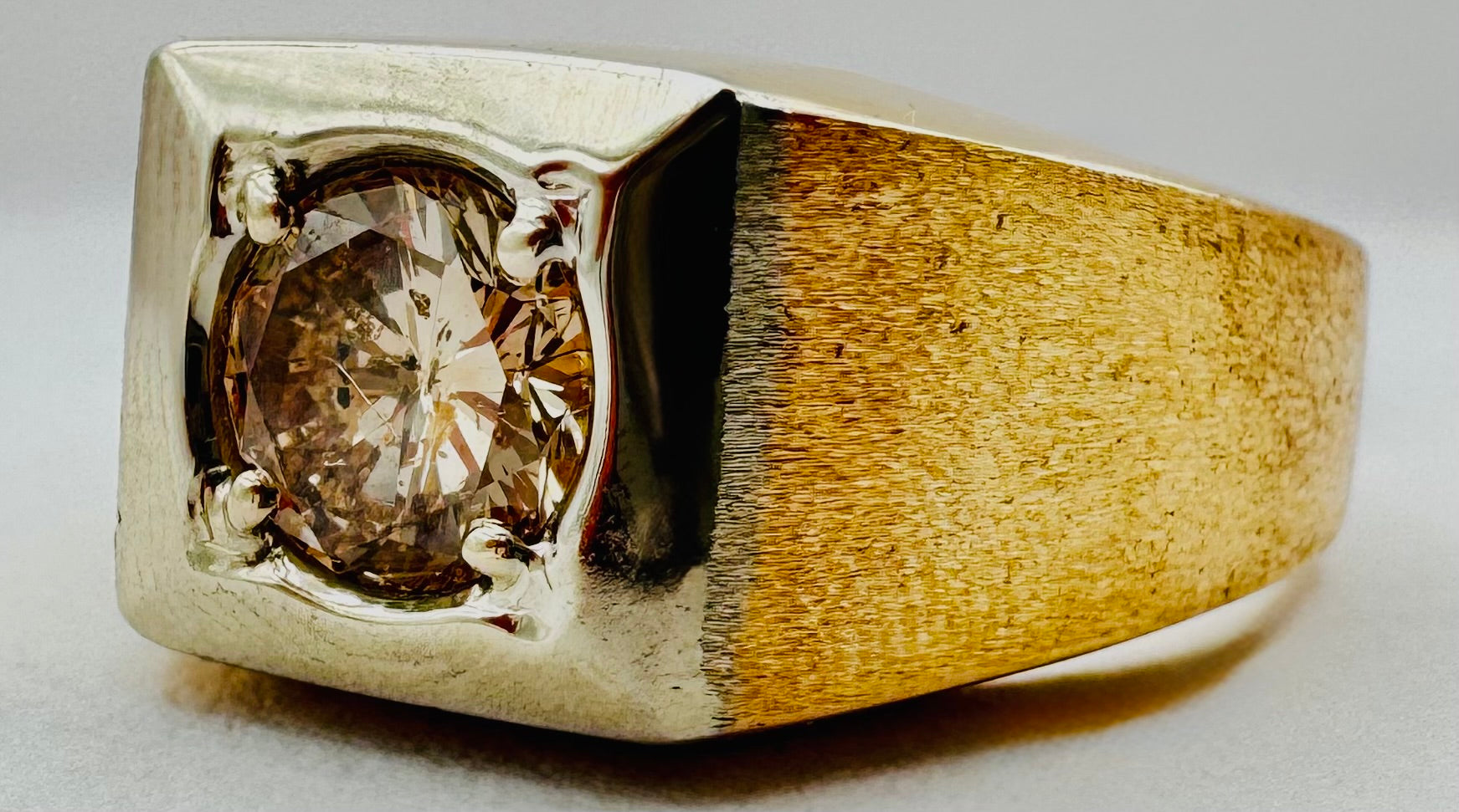 14k Yellow Gold Diamond Ring