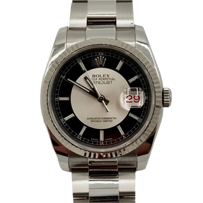 Pre-Owned Men's Rolex Datejust Tuxedo Dial