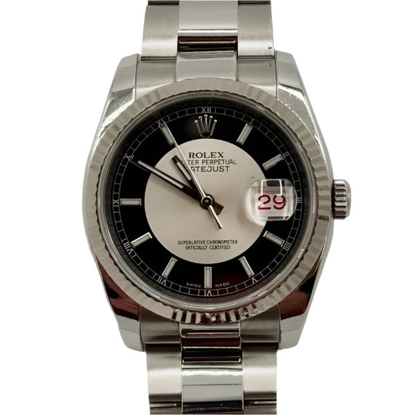 Pre-Owned Men's Rolex Datejust Tuxedo Dial