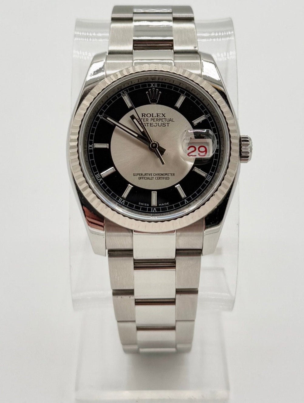 Pre-Owned Men's Rolex Datejust Tuxedo Dial