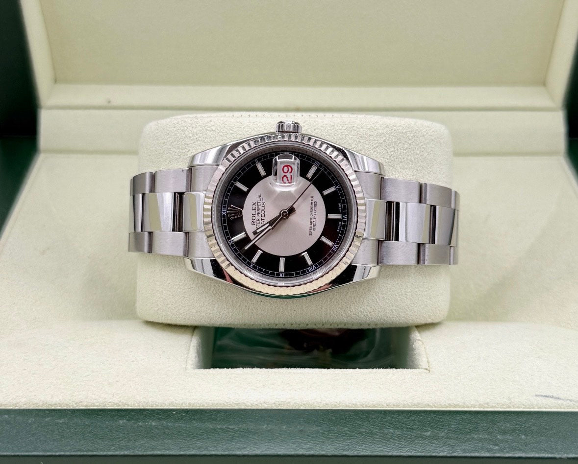 Pre-Owned Men's Rolex Datejust Tuxedo Dial