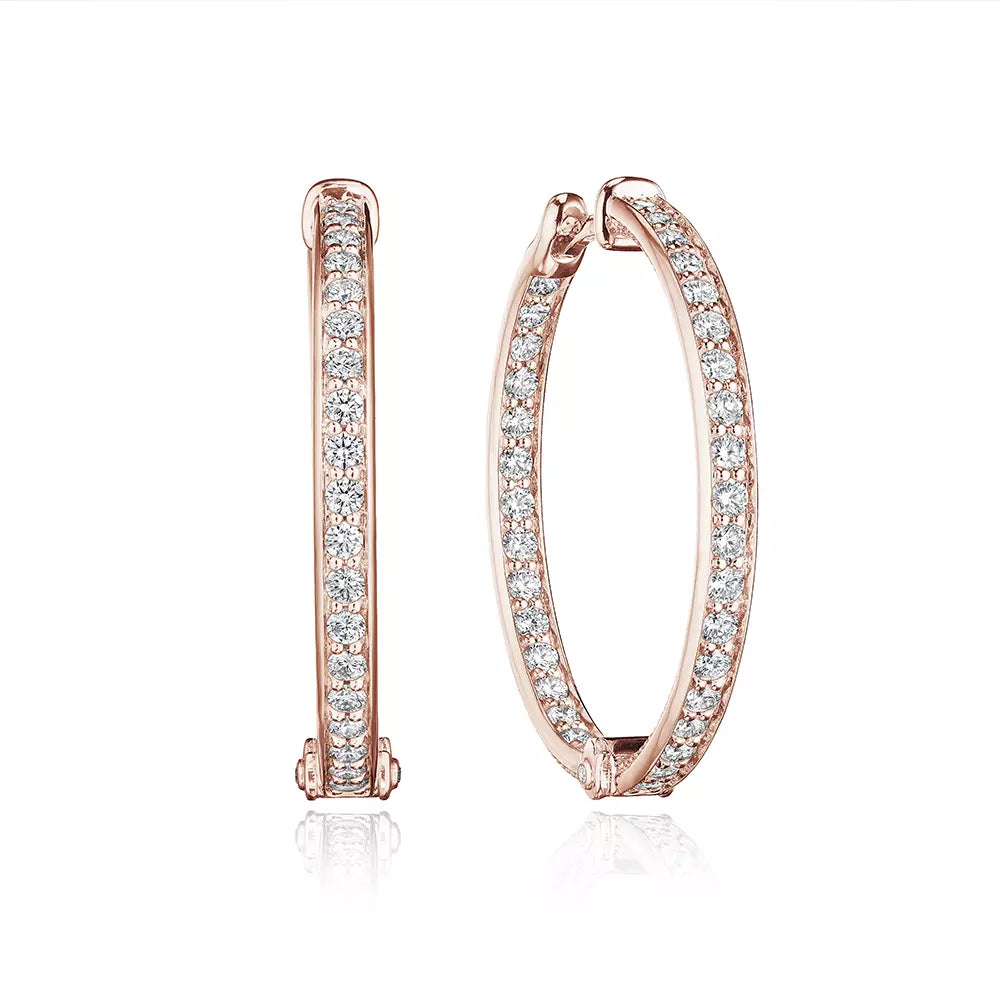 Verragio Veritage Collection 30mm Felicity Diamond Hoop
