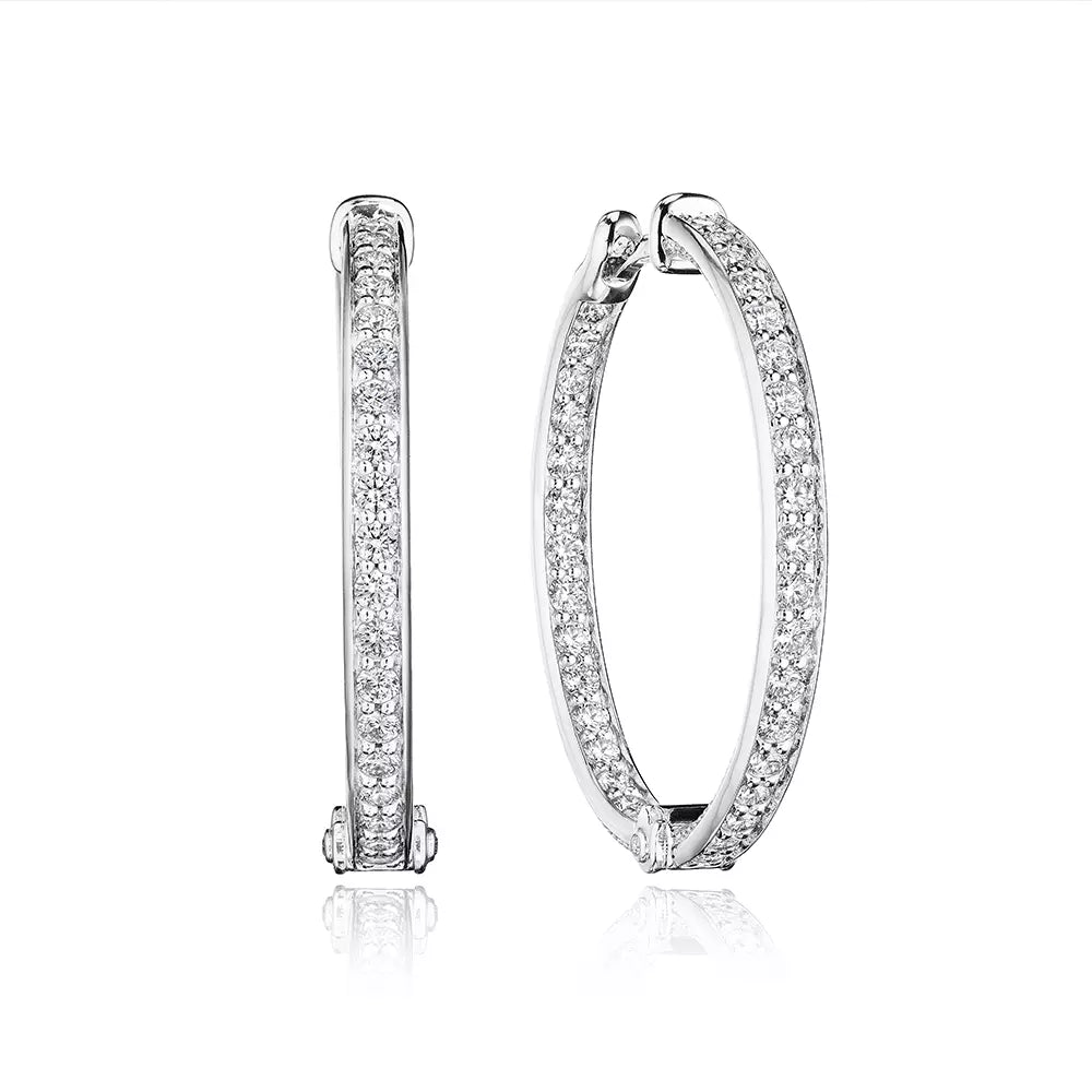 Verragio Veritage Collection 30mm Felicity Diamond Hoop