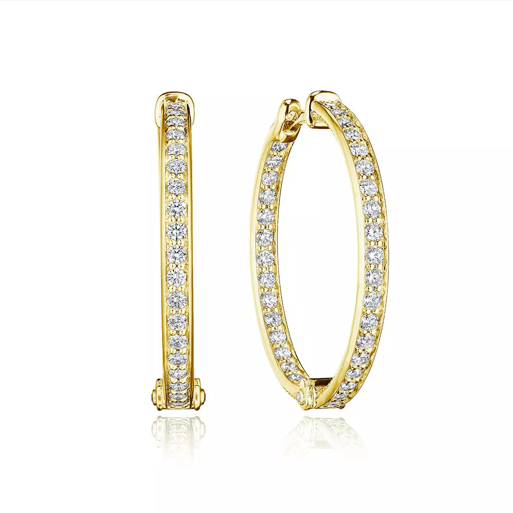 Verragio Veritage Collection 30mm Felicity Diamond Hoop