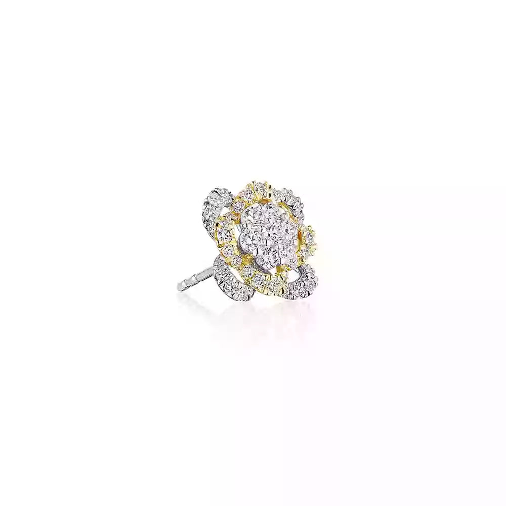 Verragio Veritage Collection Floret Cluster Diamond Stud