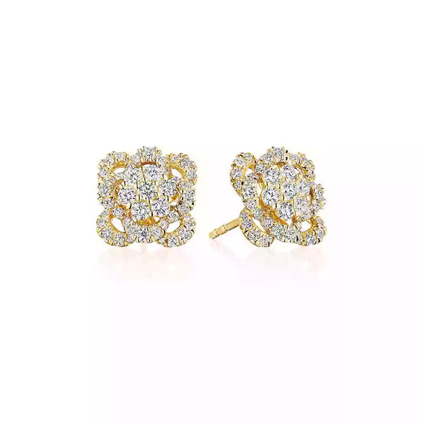 Verragio Veritage Collection Floret Cluster Diamond Stud