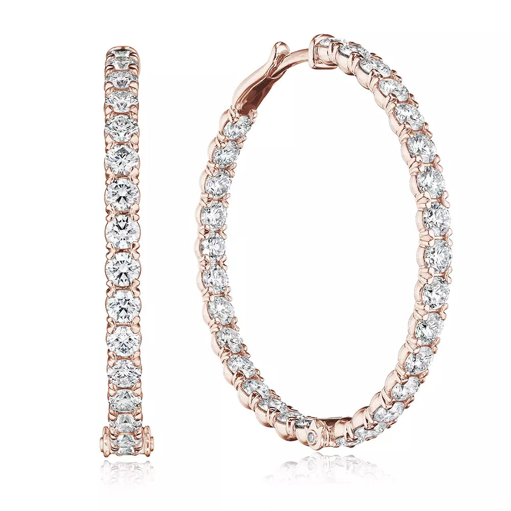 Verragio Veritage Audacity 40 mm Diamond Hoop