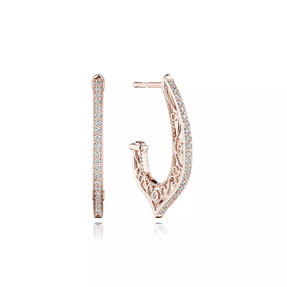 Verragio Reverie Collection Morgan Small Filigree Hoop