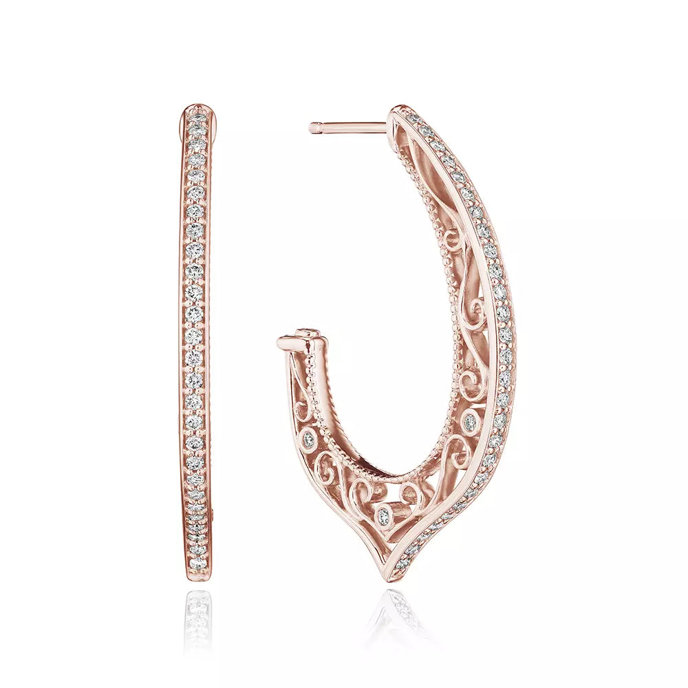 Verragio Reverie Collection Morgan Large Filigree Hoop