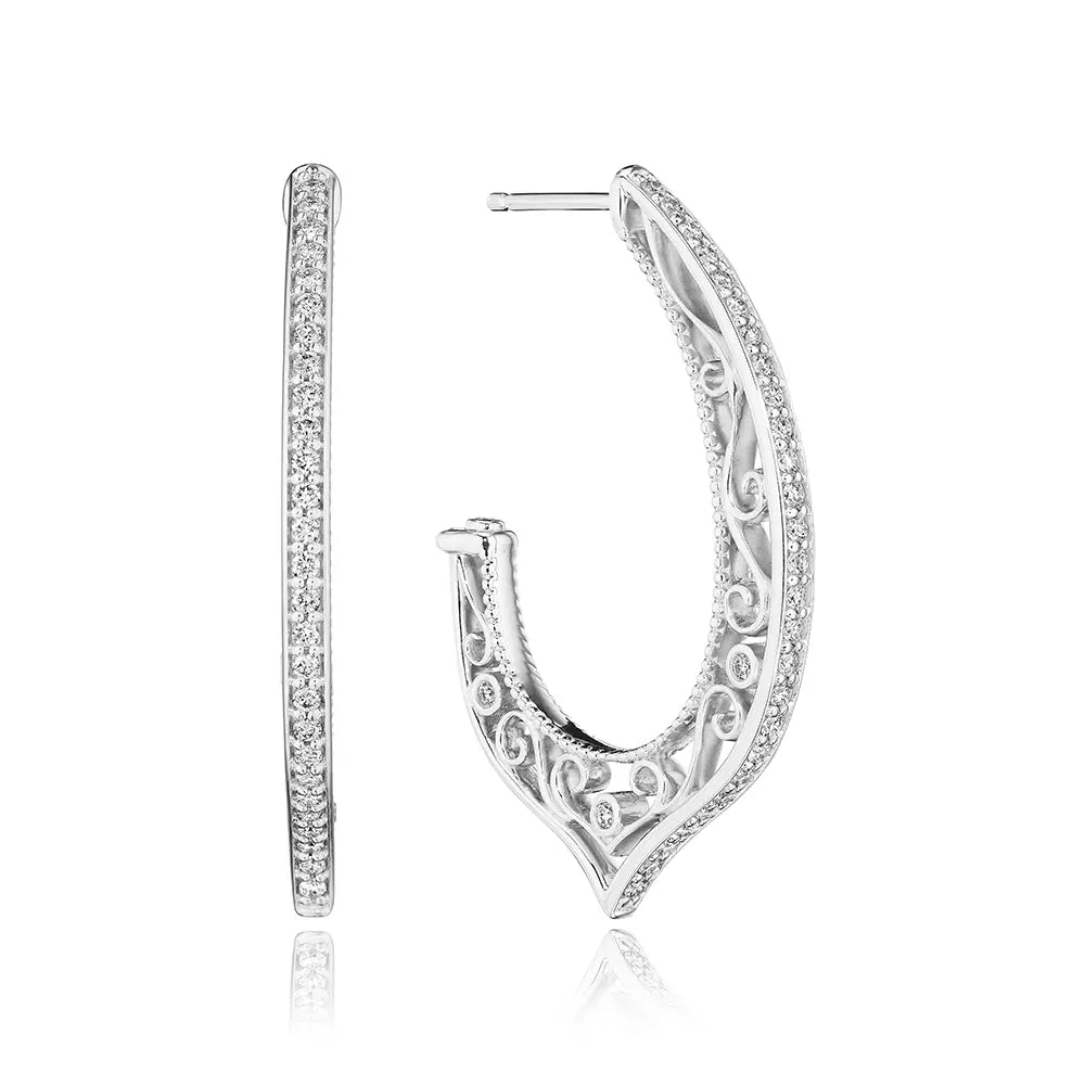 Verragio Reverie Collection Morgan Large Filigree Hoop