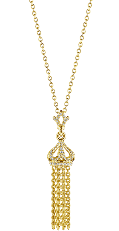 Verragio Devotion Collection Diamond Tassel Pendant