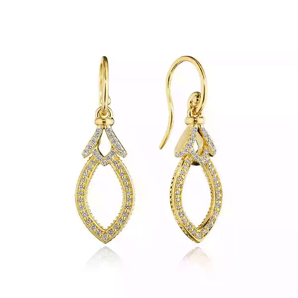 Verragio Devotion Collection Diamond Toggle Dangle Earring