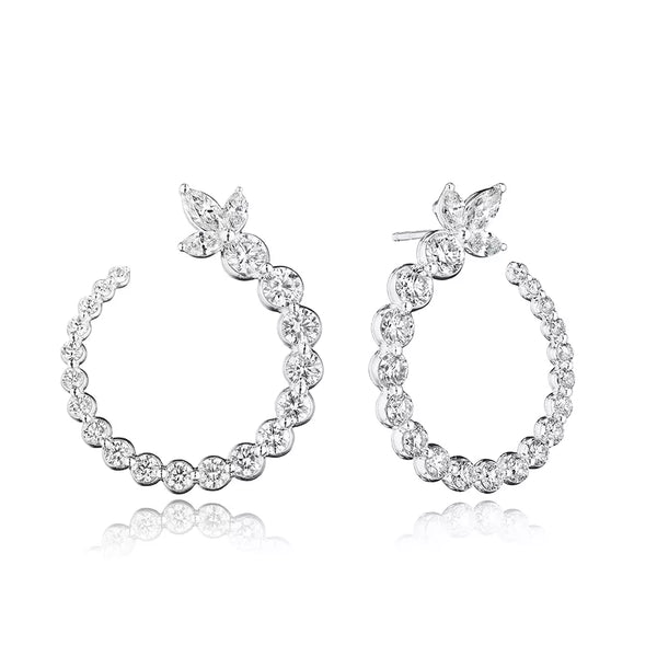 Verragio Vanguard Hera Marquise Diamond Circle Earring