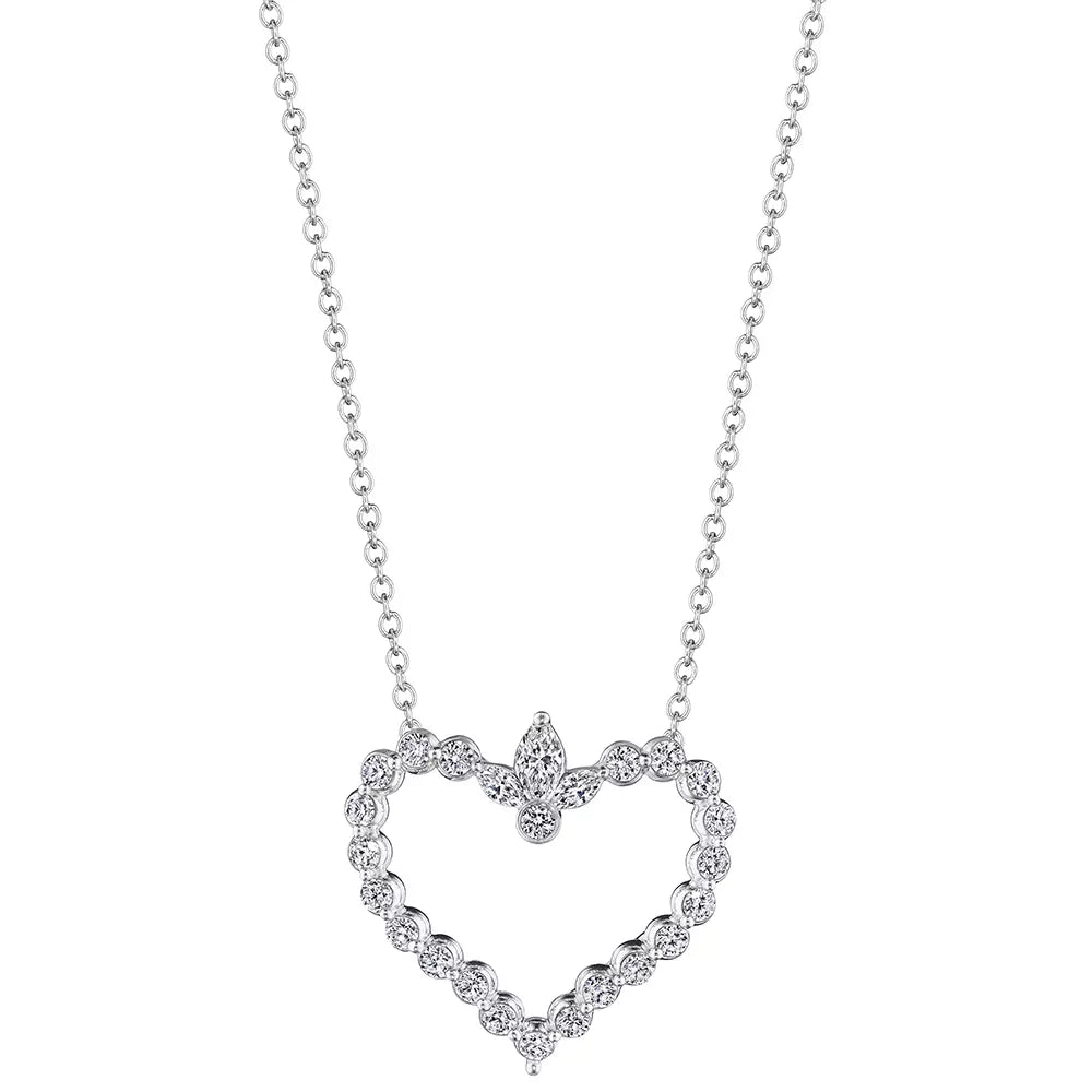 Verragio Vanguard Collection Hera Marquise Diamond Heart Pendant