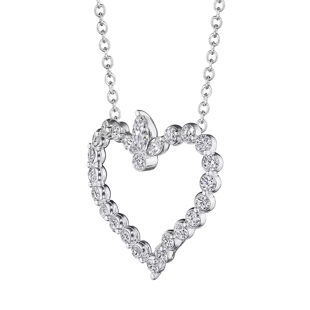 Verragio Vanguard Collection Hera Marquise Diamond Heart Pendant