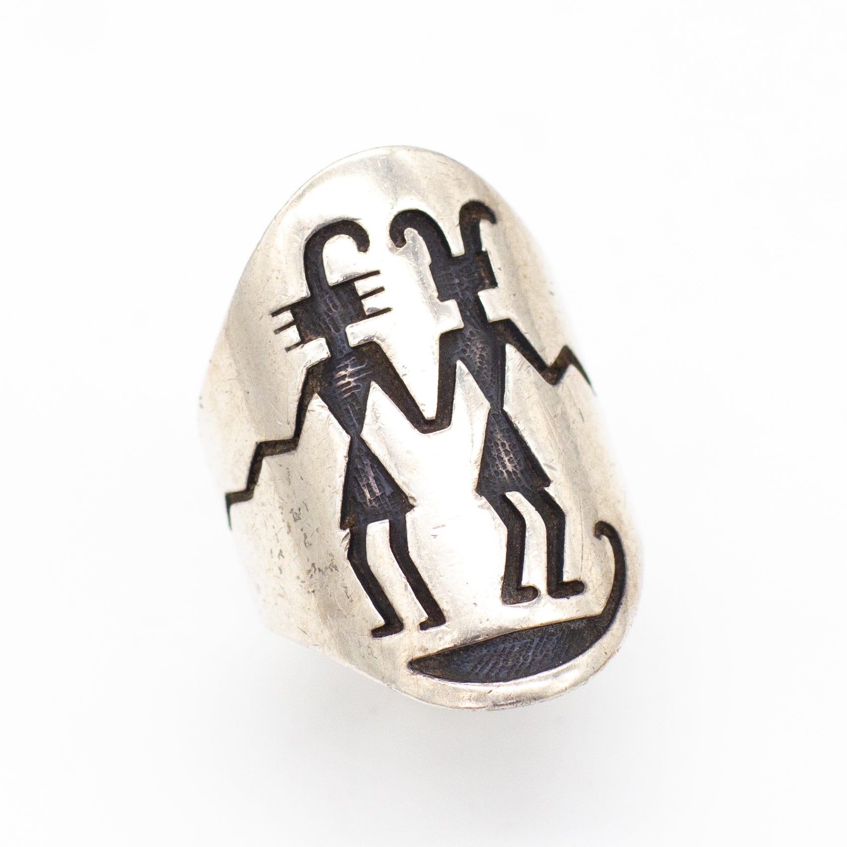 Victor Coochwytewa Hopi Handmade Sterling Silver Ring