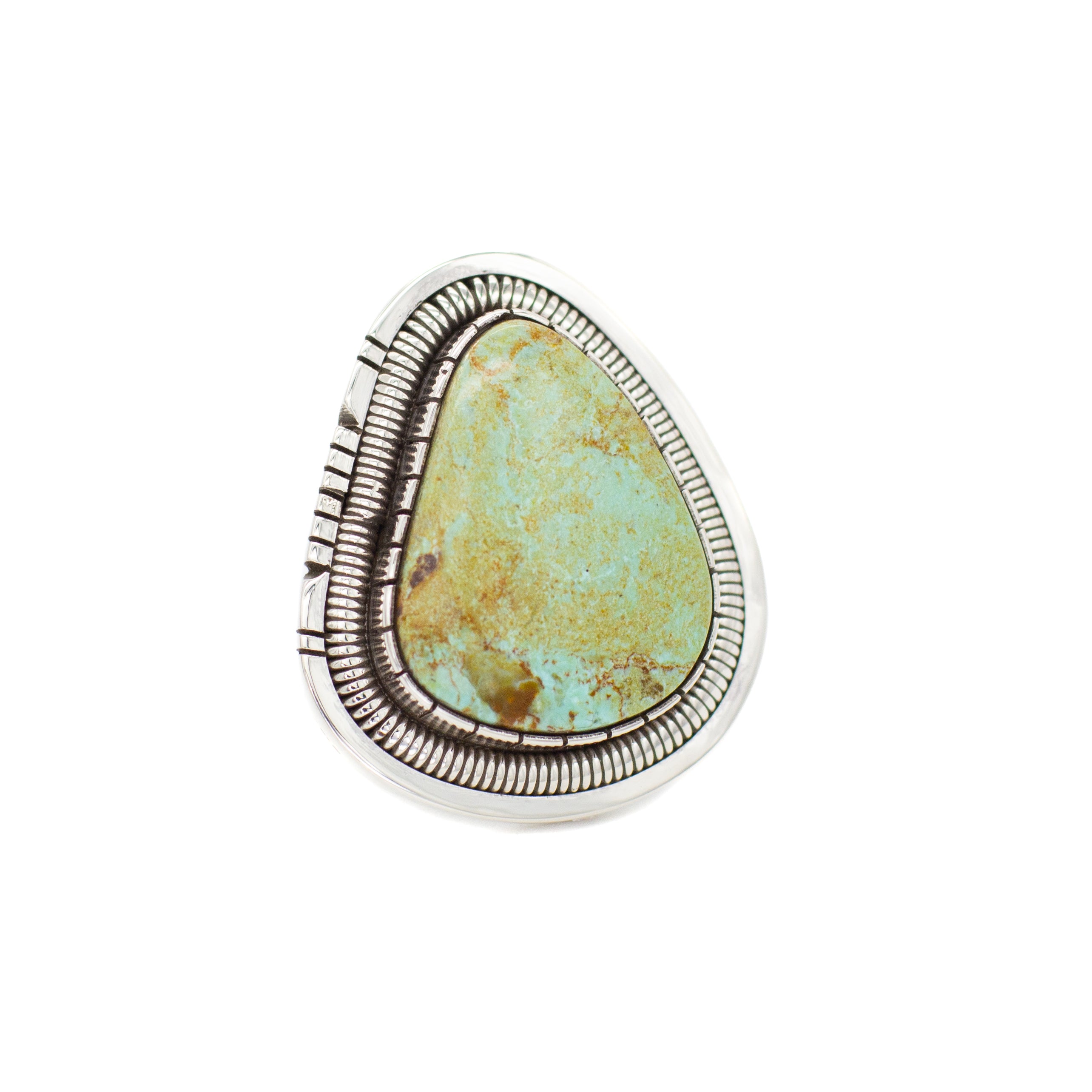 Walter Vandaver Navajo Handmade Sterling Silver Turquoise Ring