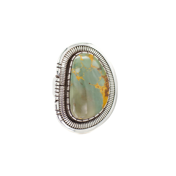 Walter Vandaver Navajo Handmade Sterling Silver Turquoise Ring