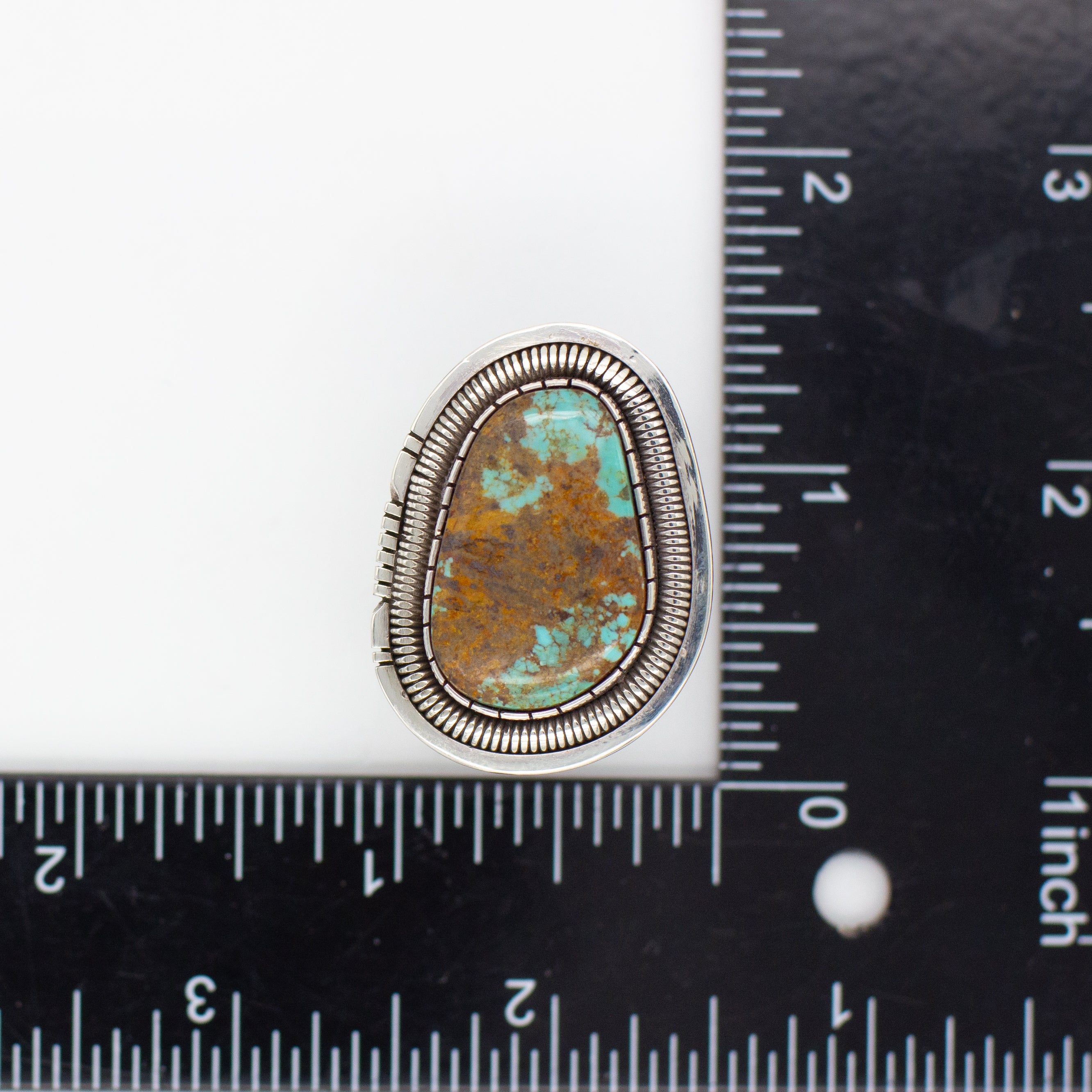 Walter Vandaver Sterling Silver Turquoise Ring