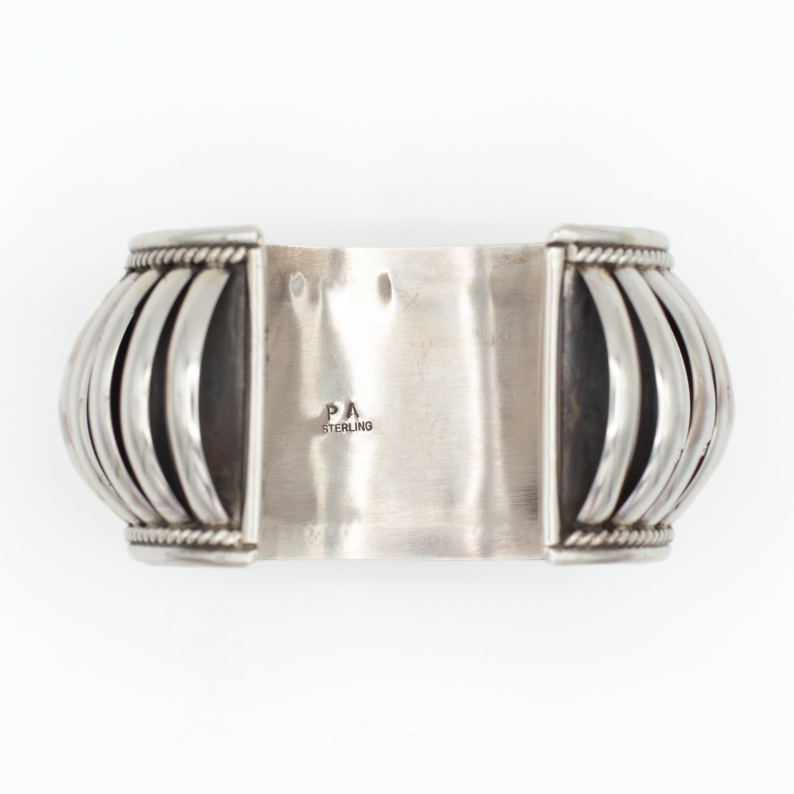 Pricilla Apache Navajo Handmade Sterling Silver Cuff Bracelet