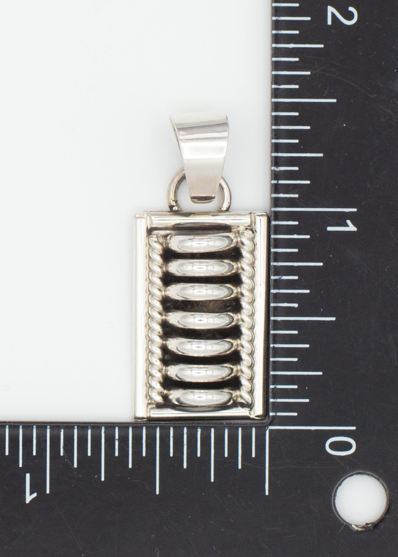 Pricilla Apache Navajo Handmade Sterling Silver Pendant