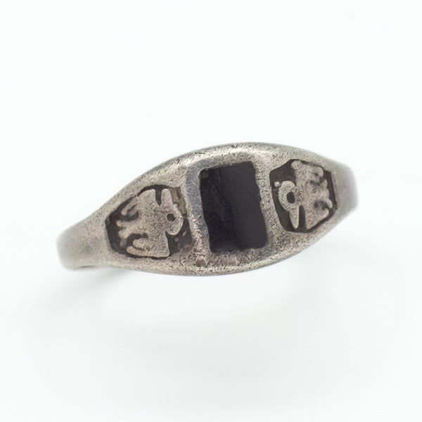 Navajo Handmade Sterling Silver Ring (Hallmark Unknown) (Size 9)