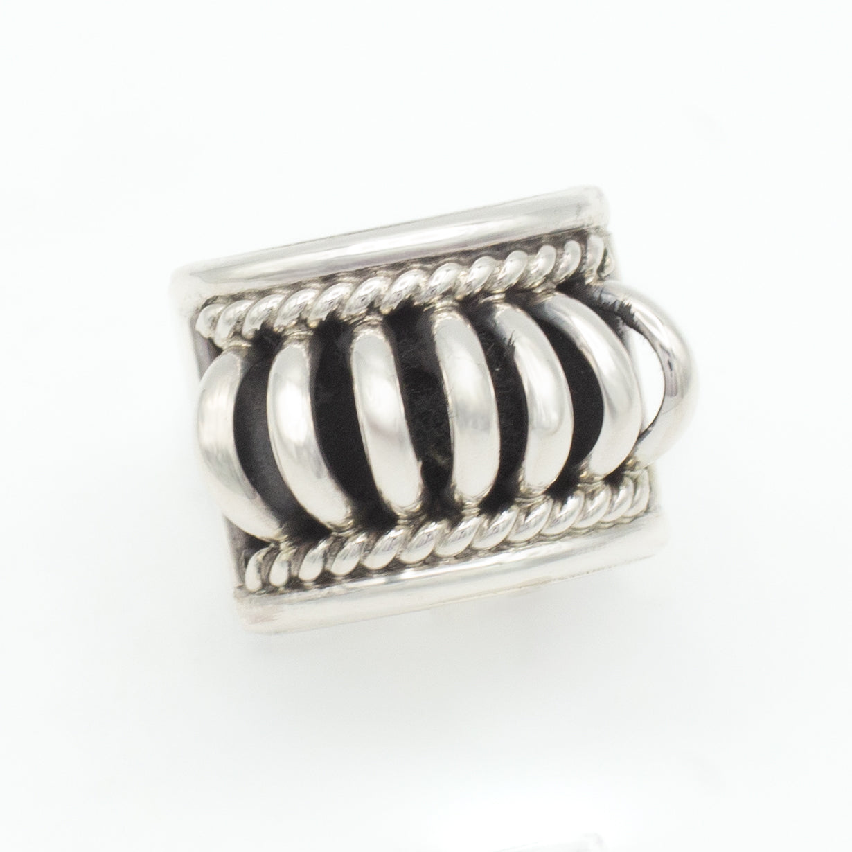 Pricilla Apache Navajo Handmade Sterling Silver Ring (Size 6)