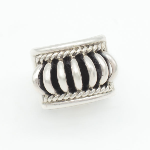 Pricilla Apache Navajo Handmade Sterling Silver Ring (Size 7)