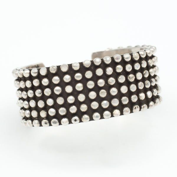 Pricilla Apache Navajo Handmade Sterling Silver Cuff Bracelet