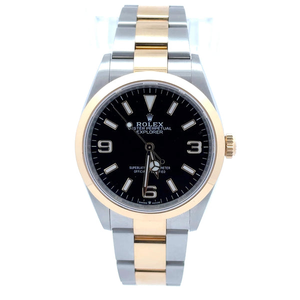 Rolex 124273 Two-Tone Explorer 18k 36mm 2024