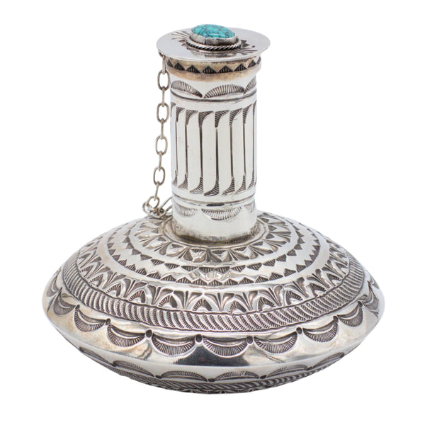 Hallmark LE Vintage Sterling Silver Turquoise Vessel