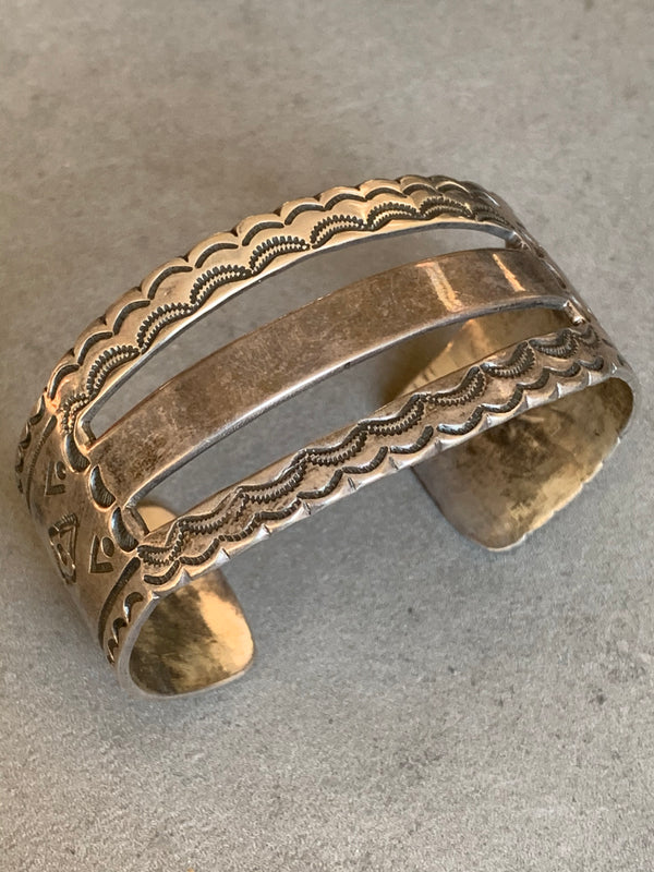 Sterling Cuff Navajo hand made